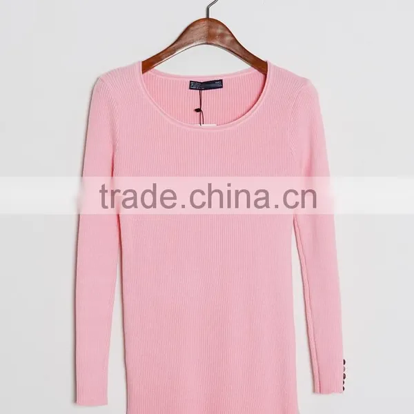 Hot Sale Beautiful Sweaters for Girls Round Collar Sweater for Women photo-5