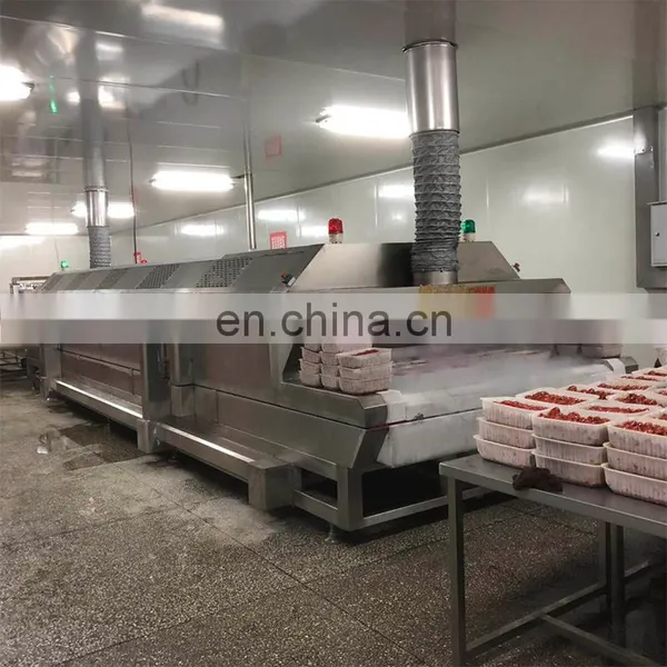 Industrial Liquid Nitrogen Tunnel Freezer for Food Store photo-5