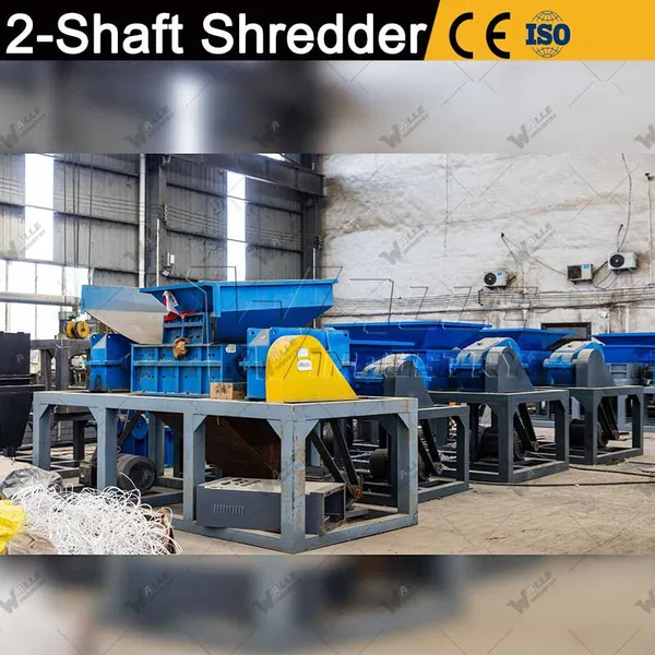 Top Quality Heavy Duty Motorcycle Tire Shredder Machine Tyre Crusher