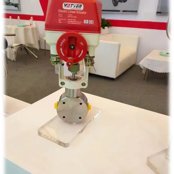 Electric Concentrated Water Regulating Valve With Compact Design, Embedded Positioner, and 200°C Temperature Resistance