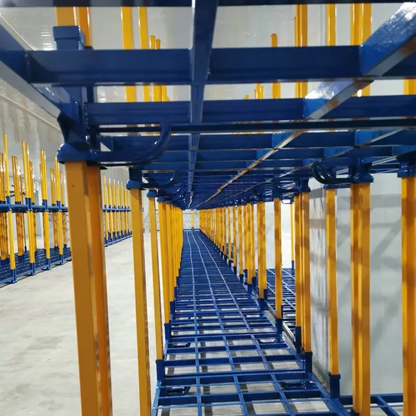 CE Certified Portable Pallet Stacking Rack With Mesh Wall for Warehouse Storage photo-2