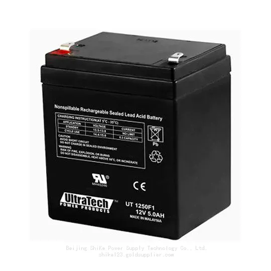 UltraTech UT-1240 / UT-1250-F1 12V, 4.5Ah Sealed Lead Acid Alarm Battery UT1240 UT-1250-F1 ISO9001 photo-5