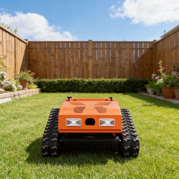 Vigorun VTC550-90 Робот-комбайн для газонов RC Crawler с шириной резания 550 мм для садового участка и ландшафтного дизайна