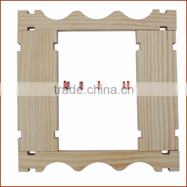 Solid Wood Display Wooden Wine Rack/shelf,cabinet Wine Glass Rack photo-4