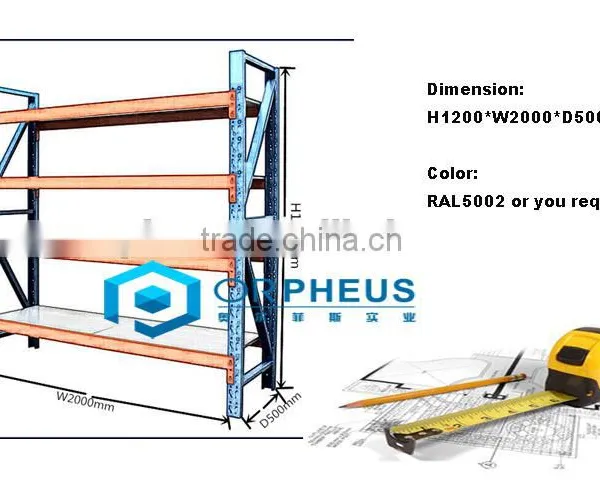 Firm Industrial Strorage Shelf Sheet Metal Storage Rack Stainless Steel Storage Rack photo-3