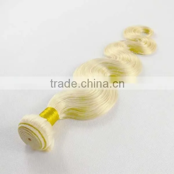 Human Hair Light Blonde Color Virgin European Hair photo-6