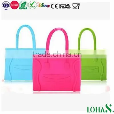 OEM High Quality Silicone Girl Bag Fashion HandBag photo-2