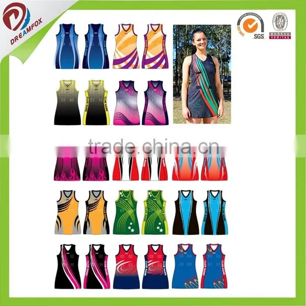 Sublimation Netball Jersey, Netball Uniforms, Netball Wear Quality Choice photo-3
