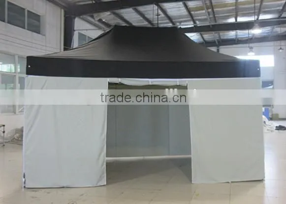 3m X4.5m Small Hexagon Folding Gazebo With Window and Door Walls photo-2