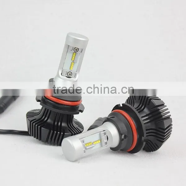 Car Led Headlight All in Onr Design 12v Fanless Led Car Headlamp 9007 photo-3