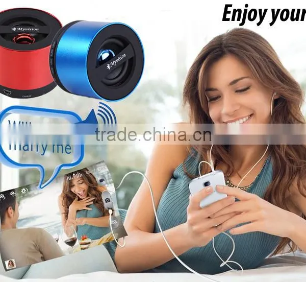 (120483)Portable Metal Bluetooth Wireless 3W Mini Speaker With Handsfree Mic photo-3