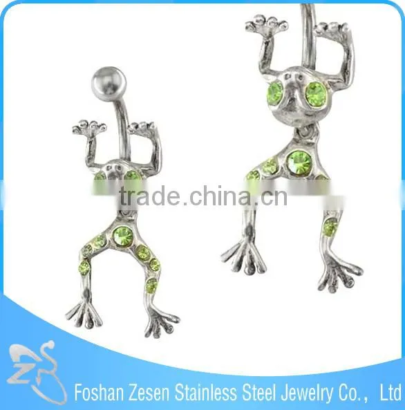 BR01819 China Manufacturer Surgical Steel Free Samples Animal Elephant Navel Piercing photo-5