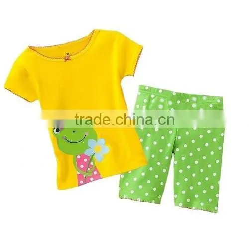 Wholesale Icecream Kids 2 Pcs Clothing Set,summer Child Clothes Set,cotton Girls T-shirt and Shorts Sets,child Two-piece Suits Quality Choice photo-2