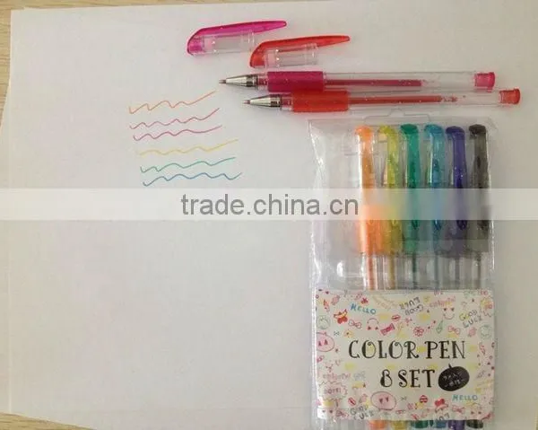 High Quality Factory Direct Selling Multicolor Flash Gel Pen photo-2