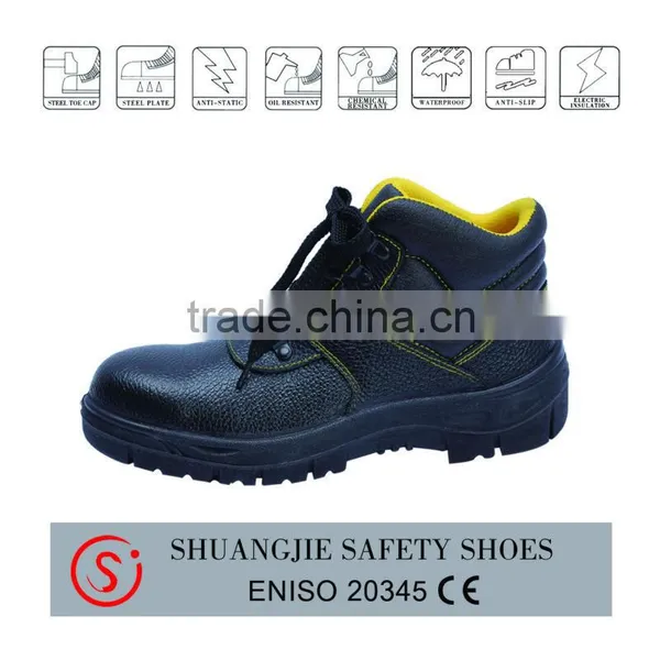 Embossed Leather Safety Shoes China Made Popular in Middle East 8041