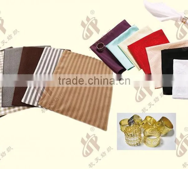 Composite Double-sided Imitation Linen Western Mats/polyester Jacquard Napkins/napkin Rings