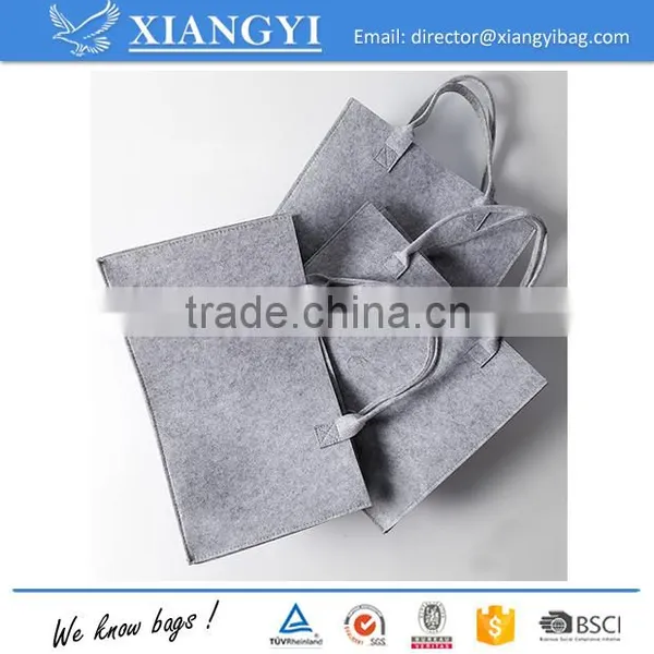 Wholesale Promotion Customize Printed Environmentally Felt Tote Handbag Shopping Hand Bag Supplier's Choice photo-3