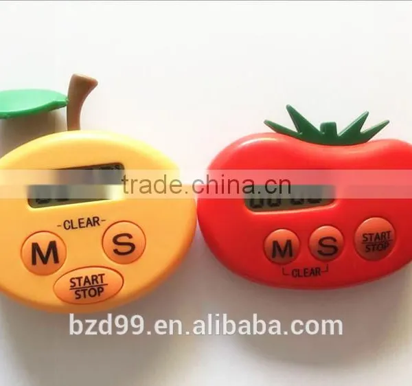New Style Electric Kitchen Tomato Fruit Countdown/up Timer / Best Promotional Gift Functional Used at Home/Office/Outside photo-3