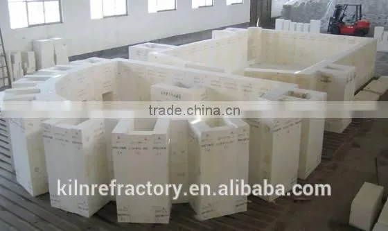 Refractory Brick Factory Fused Cast AZS Insulating Fire Brick photo-6