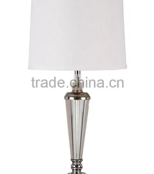 H29" Crystal and Chrome Table Lamp