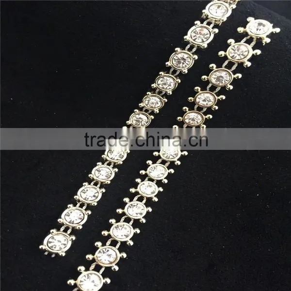 High Quality Rhinestone Trimming Tape Chain photo-2