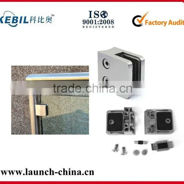 Stainless 304/316 Pipe Glass Clamp Glass Holder for Square Post photo-3