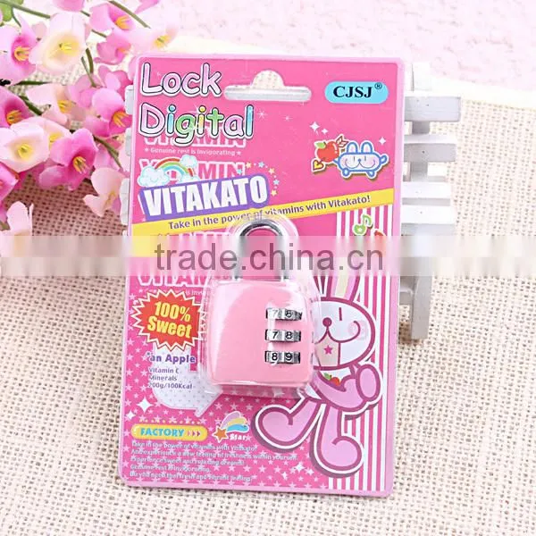 Professional Design High Security 3 Digits Cheap Metal Padlock photo-3