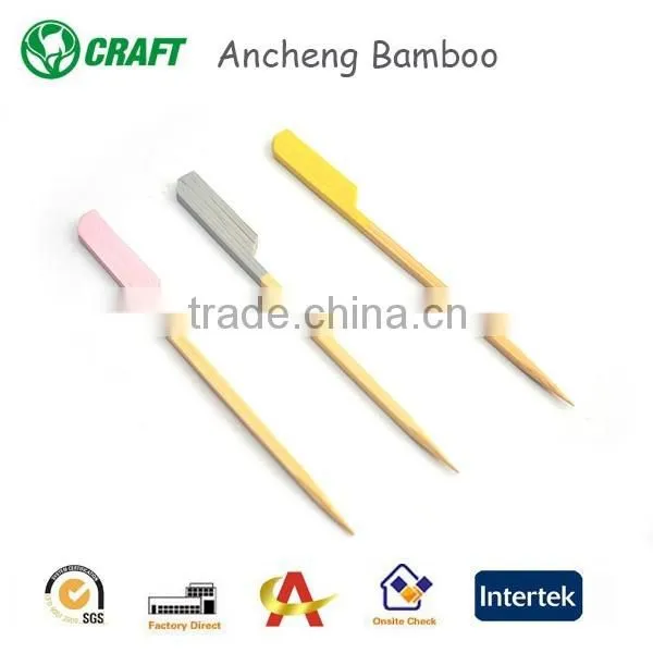 Favorable Price 100% Food Grade Bamboo Teppo Skewer With Logo