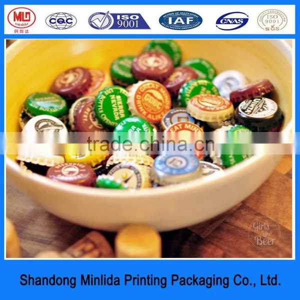 Printing Metal Bottle Caps Accept Oem