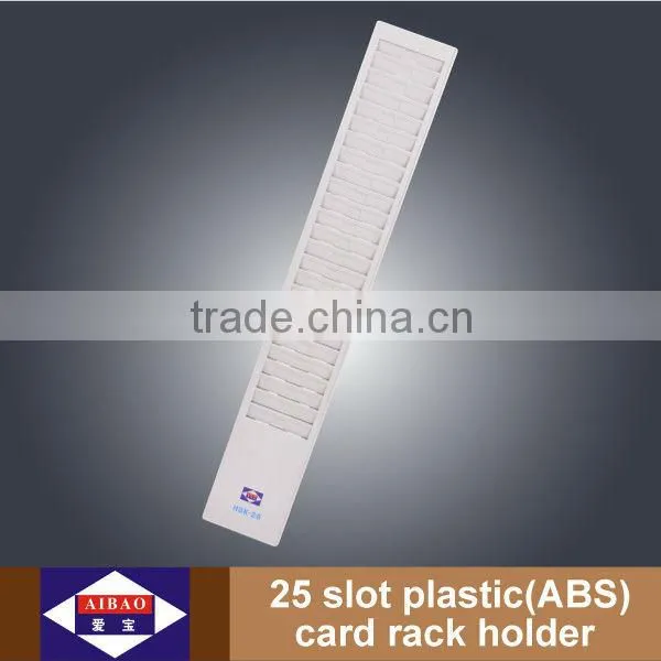 25 Slot Plastic(ABS) Card Rack Holder, for Time Recorder