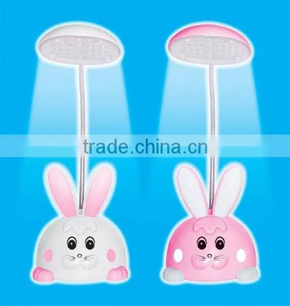 Rabbit desk lamp,study lamp, decorative ornament promotion toy