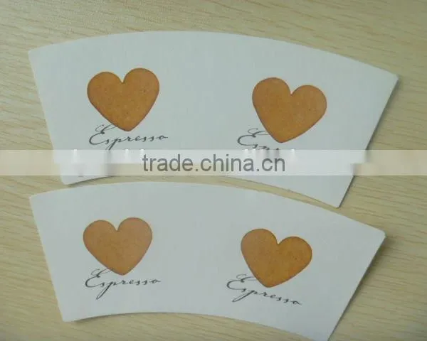 Cutted pe Coated Paper Cup Fan /blank photo-4
