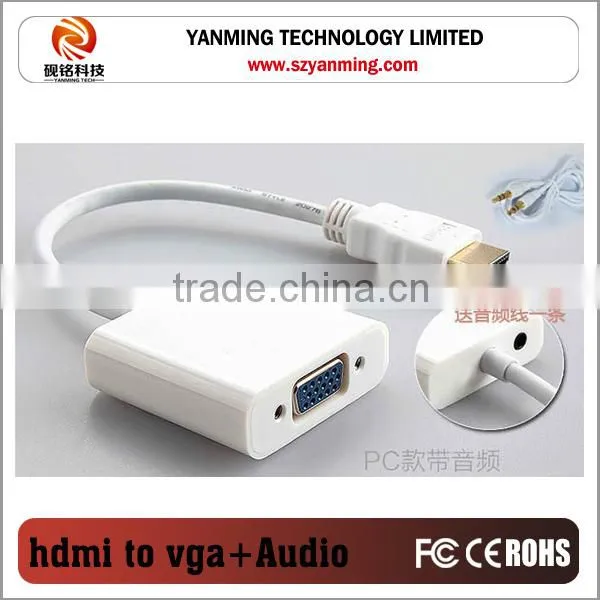 Hdmi to Vga Adapter Cable With Audio Cable for Mac photo-2