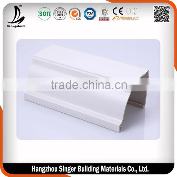 Colored PVC Rain Gutter for Building's Rainwater Drainage System photo-3