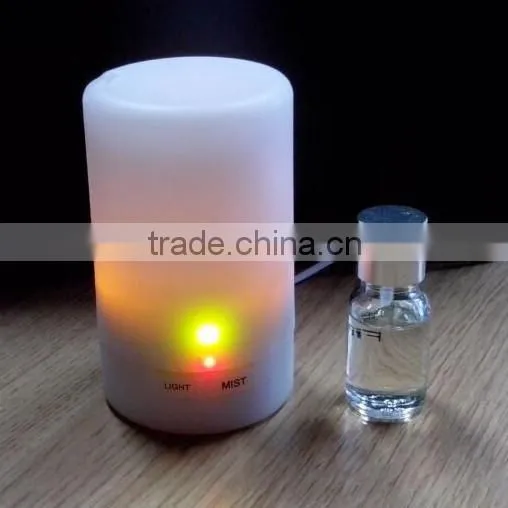 2015 Hot Candle Shape Dimmable Yellow Led Light Mini Aroma Diffuser photo-3