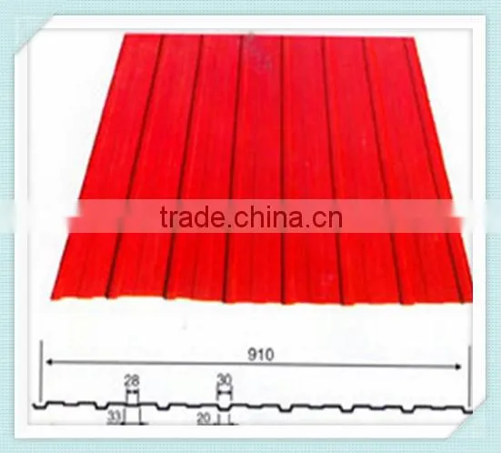 Metal Roofing Sheet Trapezoid Profile 910 Roll Forming Making Machine for Sale photo-2