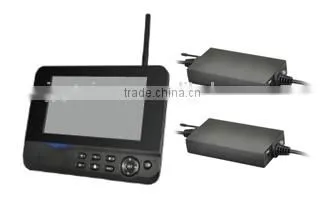 CTR40672,7" Digital Wireless Monitor with socking cup braket + transmitter box*2pcs for truck, heavy duty one to two