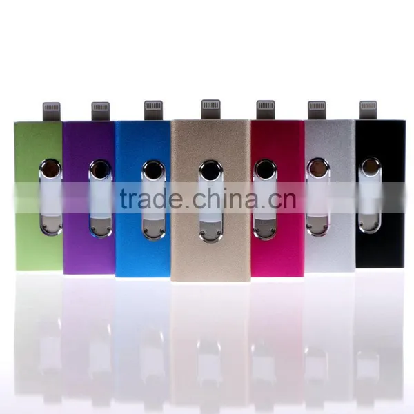 Colorful Three in One Variour Capacity Cheap Mini OTG Usb Flash Drive photo-2