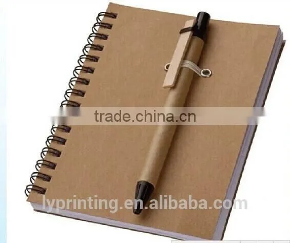 Customized Business Spiral Notebook With Pen Notebook Printing photo-4