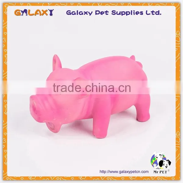 LT1024 Hot Sale Colorful Pig Latex Pet Toy,squeaky Dog Toys photo-4