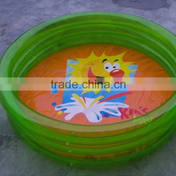 Transparent Round Shape PVC Swimming Pool for Kids photo-2