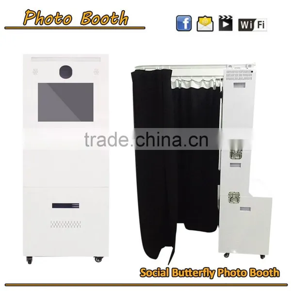 2016 Instagram Sticker Photo Booth With Software/Cabinet/Printer/Camera For Wedding/Party/Rent photo-3