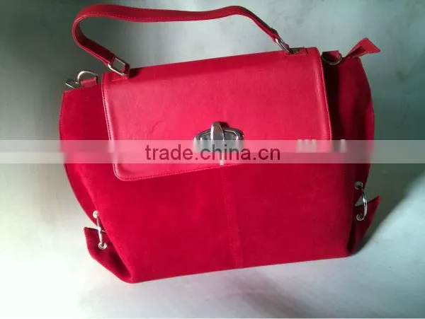Designer Red Coloured Handbag
