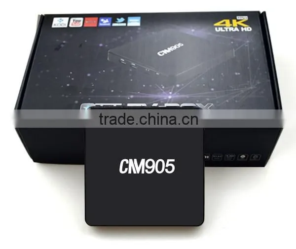 Cloudnetgo Factory Price 2016 Newest CM905 Android 5.1 Lollipop Smart TV Box T95 Quad Core Amlogic S905 OTT TV Box MXV TV Box photo-3