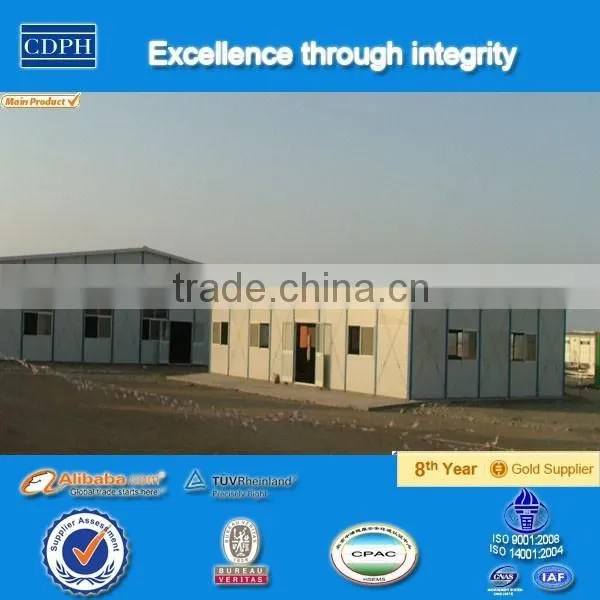 Economical Sandwich Panel Steel Prefab Timber House