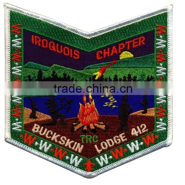 Custom Metal Embroidery Badge no MOQ photo-2