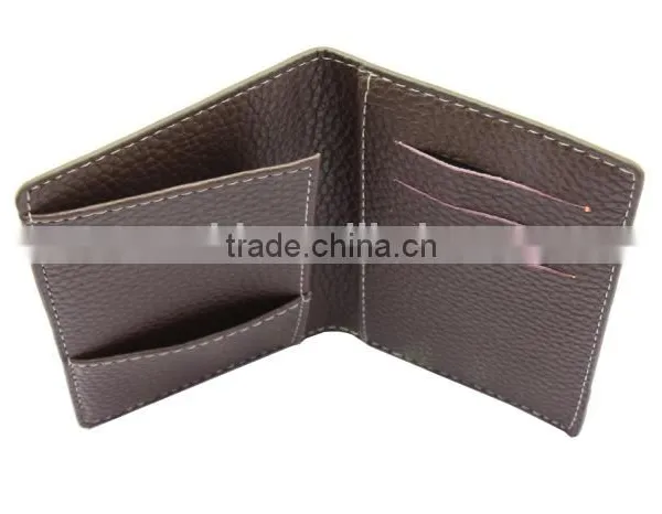 Wholesale Price OEM Design pu Leather Promotion Foldable Wallet Bag Factory Price