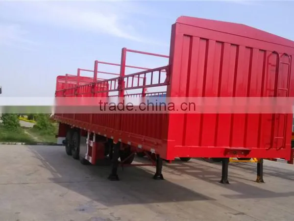 China Manufacture High Qality Heavy Duty Fence Cargo Truck Trailer for Sale photo-4