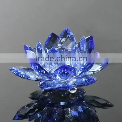Lotus Crystal Candle Holder