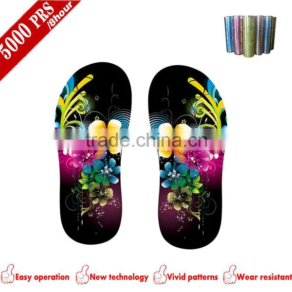 Wonderful Transferring Print Film for Girls Slipper photo-3